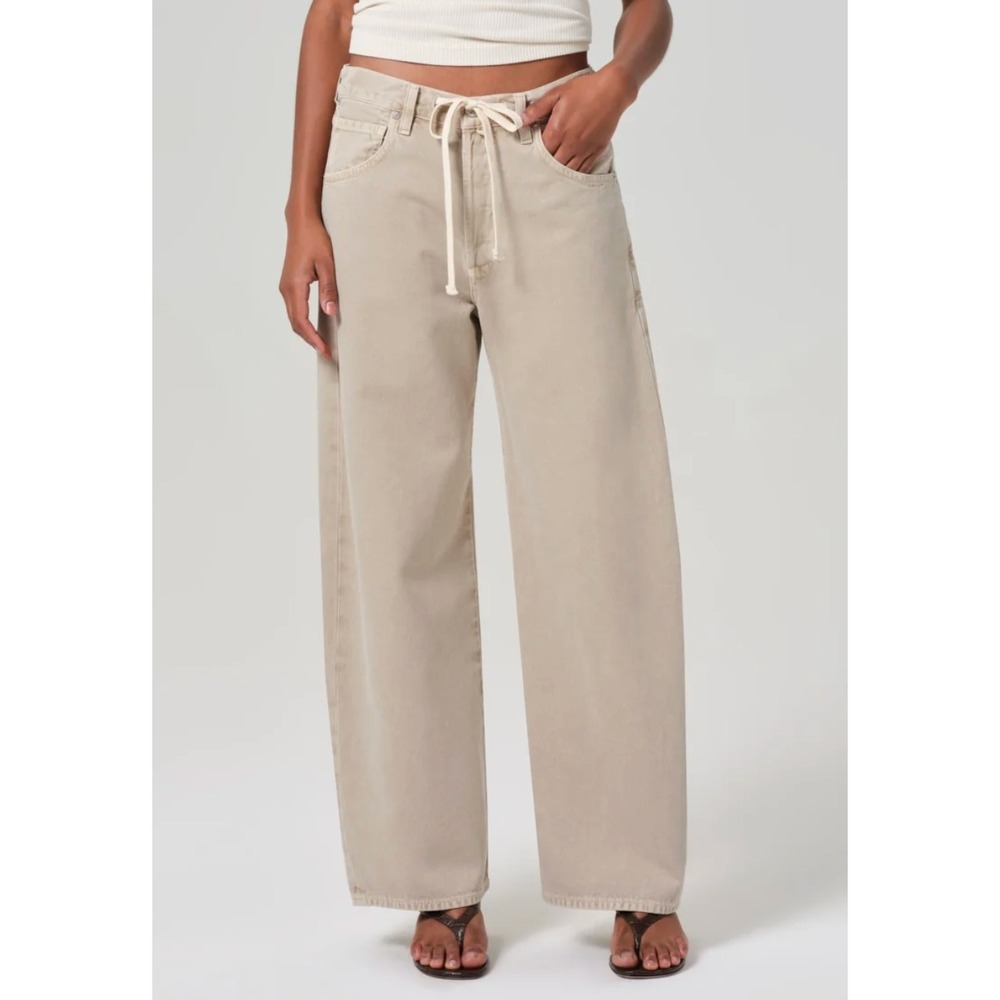 CITIZENS OF HUMANITY Brynn Drawstring Trouser Burnished Quartz Women's 30 FLAW